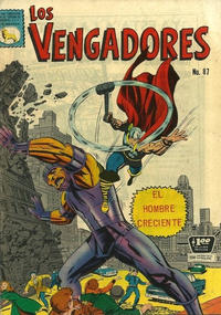 Cover Thumbnail for Los Vengadores (Editora de Periódicos, S. C. L. "La Prensa", 1965 series) #87