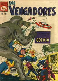 Cover Thumbnail for Los Vengadores (Editora de Periódicos, S. C. L. "La Prensa", 1965 series) #104