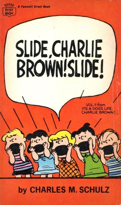 Cover for Slide, Charlie Brown! Slide! (Crest Books, 1968 series) #D1197