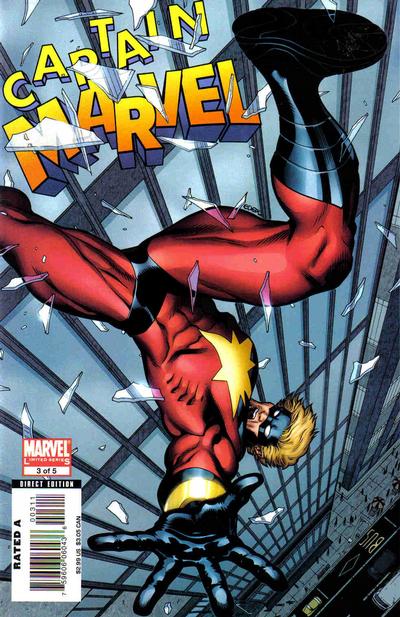 Cover for Captain Marvel (Marvel, 2008 series) #3 [First Printing]