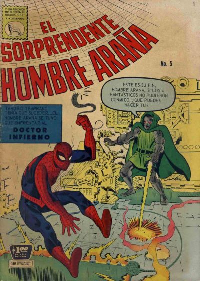 Cover for El Sorprendente Hombre Araña (Editora de Periódicos, S. C. L. "La Prensa", 1963 series) #5