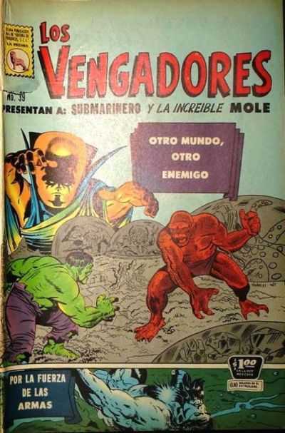 Cover for Los Vengadores (Editora de Periódicos, S. C. L. "La Prensa", 1965 series) #39