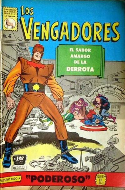 Cover for Los Vengadores (Editora de Periódicos, S. C. L. "La Prensa", 1965 series) #42