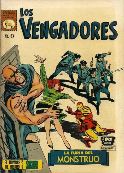 Cover for Los Vengadores (Editora de Periódicos, S. C. L. "La Prensa", 1965 series) #83