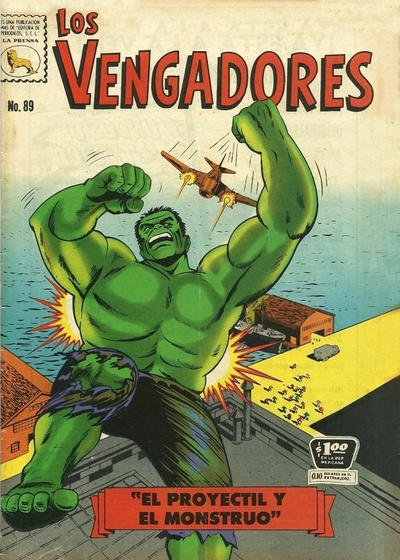 Cover for Los Vengadores (Editora de Periódicos, S. C. L. "La Prensa", 1965 series) #89