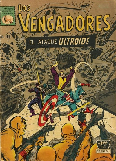 Cover for Los Vengadores (Editora de Periódicos, S. C. L. "La Prensa", 1965 series) #100