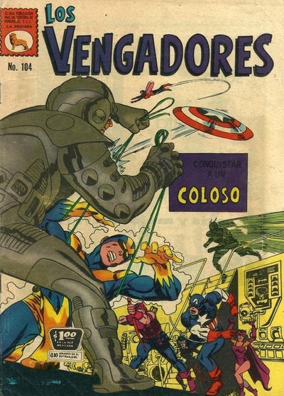 Cover for Los Vengadores (Editora de Periódicos, S. C. L. "La Prensa", 1965 series) #104