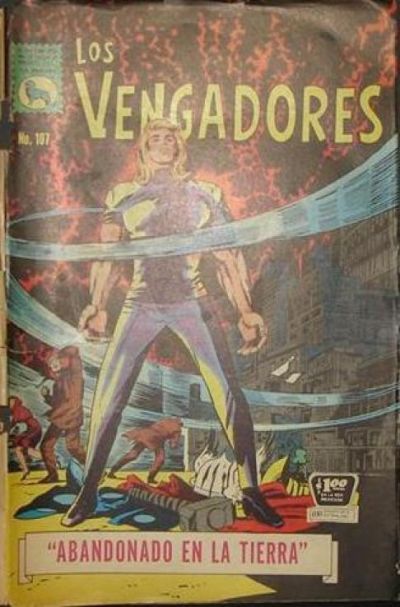 Cover for Los Vengadores (Editora de Periódicos, S. C. L. "La Prensa", 1965 series) #107