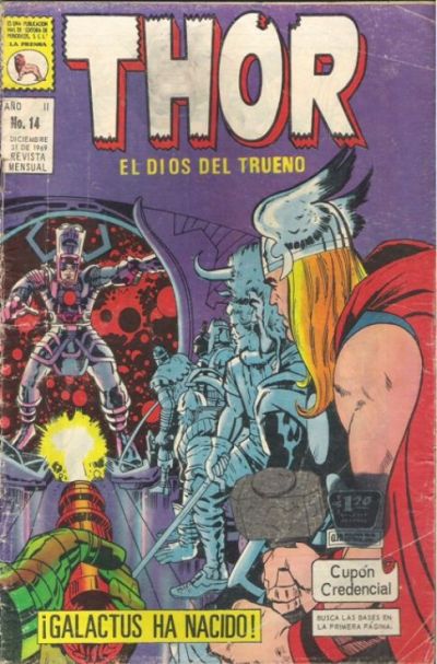 Cover for Thor el Dios del Trueno (Editora de Periódicos, S. C. L. "La Prensa", 1968 series) #14