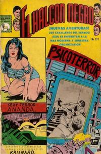 Cover Thumbnail for El Halcon Negro (Editora de Periódicos, S. C. L. "La Prensa", 1951 series) #271