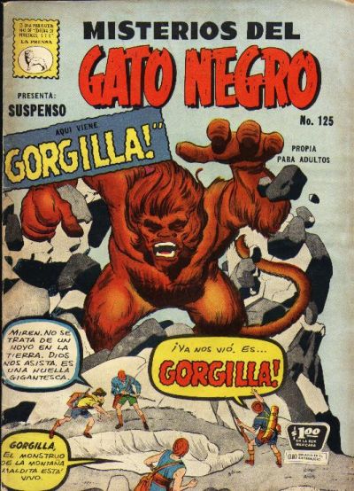 Cover for Misterios del Gato Negro (Editora de Periódicos, S. C. L. "La Prensa", 1953 series) #125