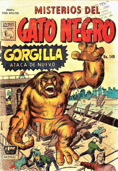 Cover for Misterios del Gato Negro (Editora de Periódicos, S. C. L. "La Prensa", 1953 series) #149