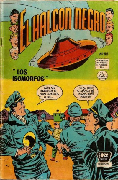 Cover for El Halcon Negro (Editora de Periódicos, S. C. L. "La Prensa", 1951 series) #80