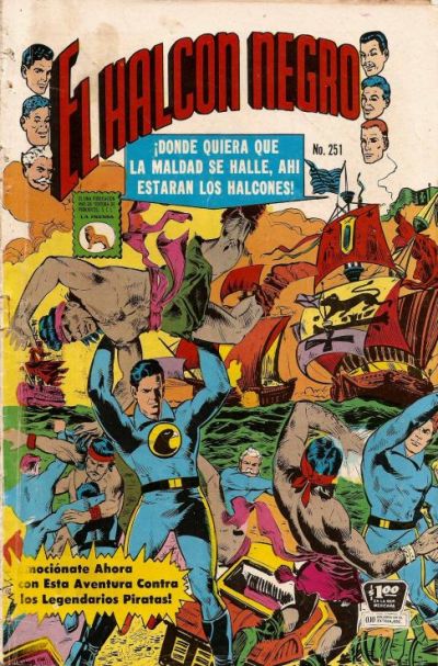 Cover for El Halcon Negro (Editora de Periódicos, S. C. L. "La Prensa", 1951 series) #251