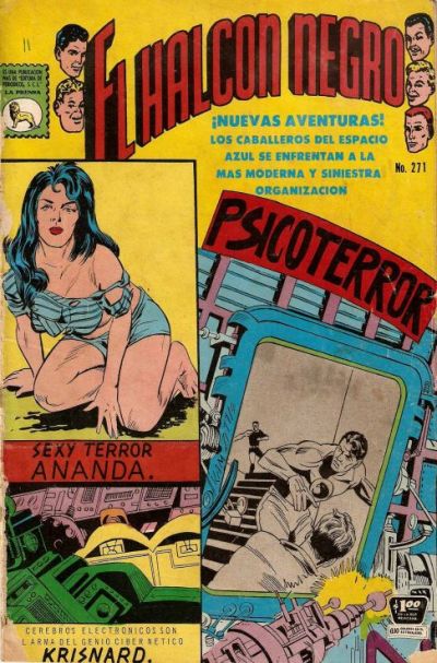 Cover for El Halcon Negro (Editora de Periódicos, S. C. L. "La Prensa", 1951 series) #271