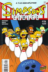 Cover for Simpsons Comics (Bongo, 1993 series) #136