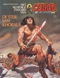 Cover Thumbnail for Het bloedige zwaard van Conan de barbaar (Oberon, 1979 series) #7 - De ster van Khorala