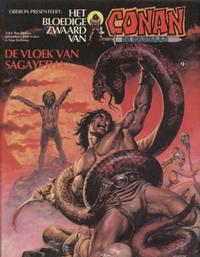 Cover Thumbnail for Het bloedige zwaard van Conan de barbaar (Oberon, 1979 series) #9 - De vloek van Sagayetha
