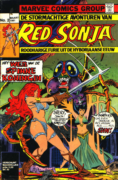 Cover for Red Sonja (Oberon, 1981 series) #2
