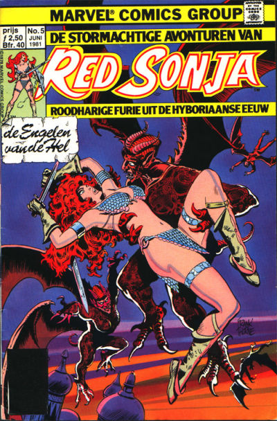 Cover for Red Sonja (Oberon, 1981 series) #5