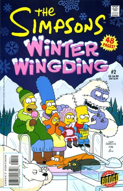 Cover for The Simpsons Winter Wingding (Bongo, 2006 series) #2