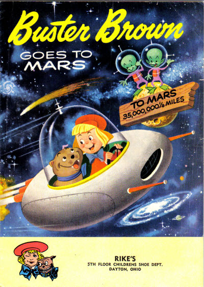 Cover for Buster Brown Goes to Mars (Western, 1958 series) 
