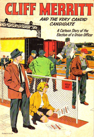 Cover for Cliff Merritt and the Very Candid Candidate (Brotherhood of Railroad Trainmen, 1968 ? series) 