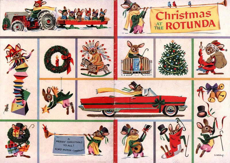 Cover for Christmas at the Rotunda (Western, 1954 series) #[1955]