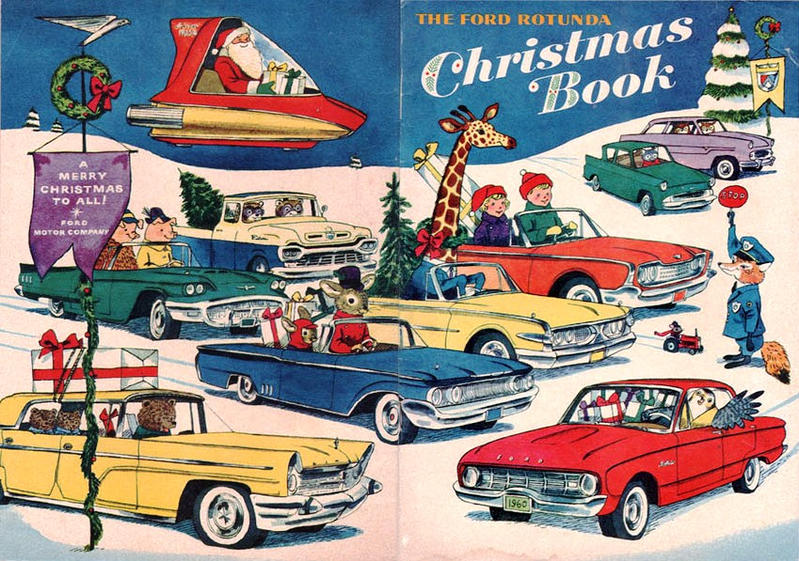 Cover for The Ford Rotunda Christmas Book (Western, 1957 series) #nn [1959]