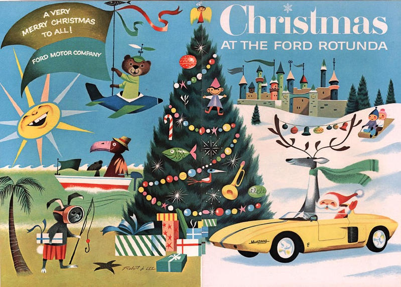 Cover for Christmas at the Ford Rotunda (Western, 1955 ? series) #[nn]
