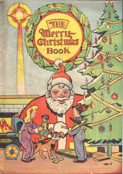 Cover for The Merry Christmas Book (Stone & Thomas, 1950 ? series) 