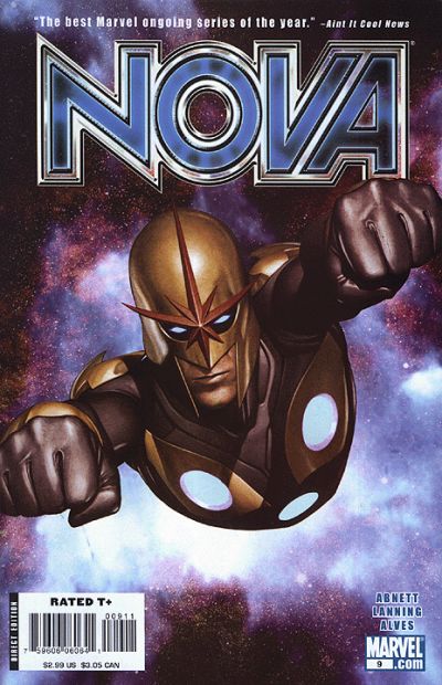 Cover for Nova (Marvel, 2007 series) #9