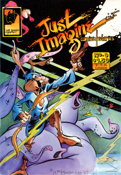 Cover for Just Imagine Comics and Stories (Just Imagine Graphix, 1982 series) #9