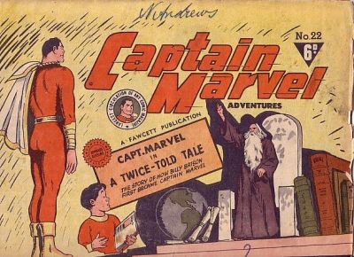 Cover for Captain Marvel Adventures (Cleland, 1946 series) #22