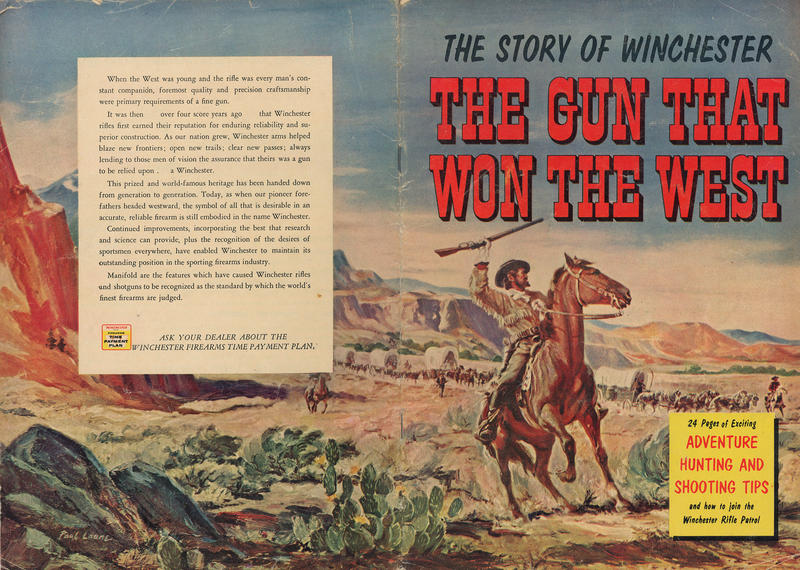 Cover for The Story of Winchester: The Gun That Won the West (Information Materials Press, 1956 series) 