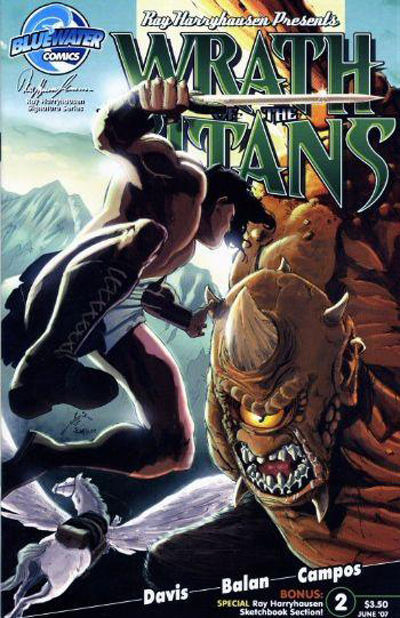 Cover for Wrath of the Titans (Bluewater / Storm / Stormfront / Tidalwave, 2007 series) #2 [Nadir Balan Cover]