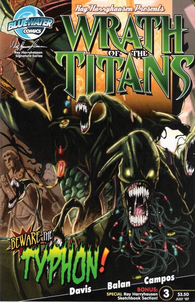 Cover for Wrath of the Titans (Bluewater / Storm / Stormfront / Tidalwave, 2007 series) #3 [Nadir Balen / Joey Campos Cover]