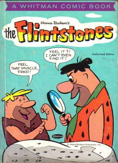 Cover for A Whitman Comic Book (Western, 1962 series) #4 - Hanna-Barbera's The Flintstones