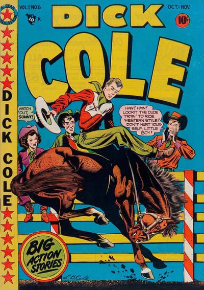 Cover for Dick Cole (Star Publications, 1949 series) #6