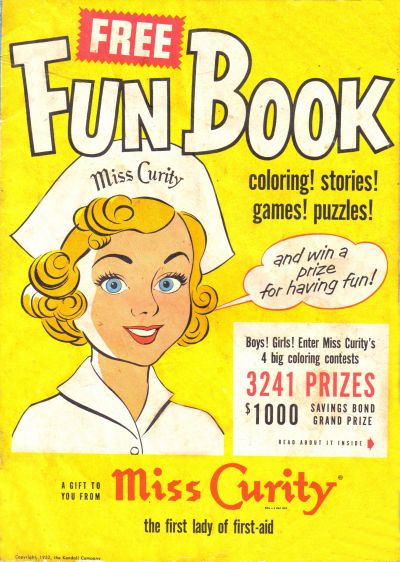 Cover for Miss Curity Fun Book (Kendall Company, 1952 series) 