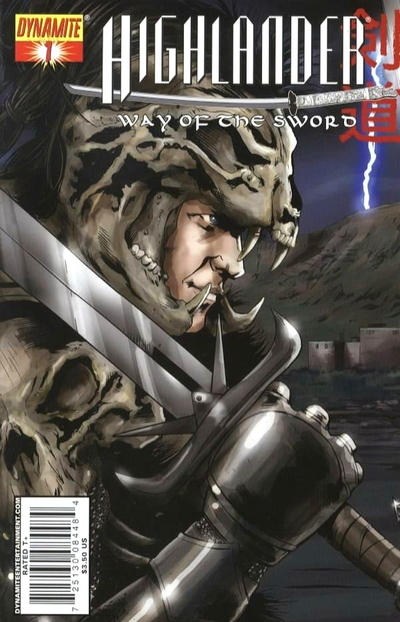 Cover for Highlander: Way of the Sword (Dynamite Entertainment, 2007 series) #1 ["Left" Cover A]