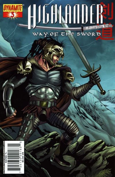 Cover for Highlander: Way of the Sword (Dynamite Entertainment, 2007 series) #3 [Cover A]