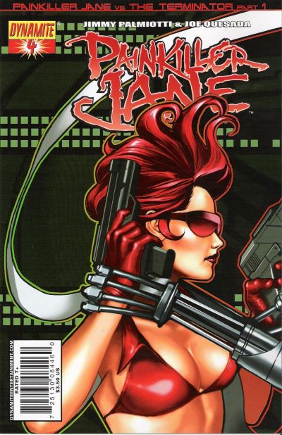 Cover for Painkiller Jane (Dynamite Entertainment, 2007 series) #4 ["Left" Cover]
