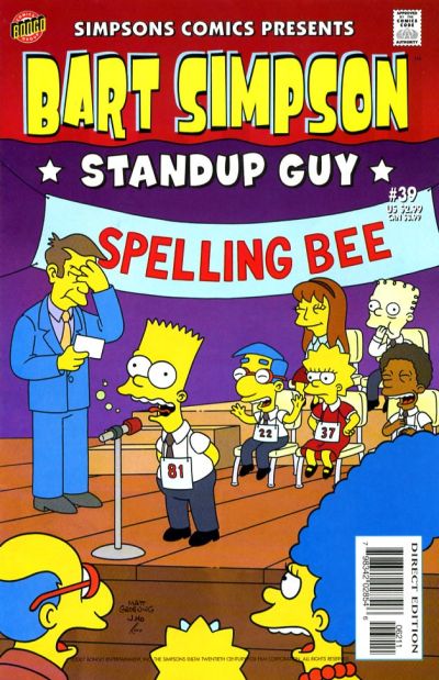 Cover for Simpsons Comics Presents Bart Simpson (Bongo, 2000 series) #39