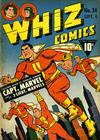 Cover for Whiz Comics (Fawcett, 1940 series) #34