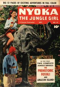 Cover Thumbnail for Nyoka the Jungle Girl (Fawcett, 1945 series) #47