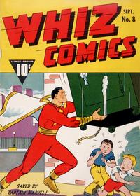 Cover Thumbnail for Whiz Comics (Fawcett, 1940 series) #8