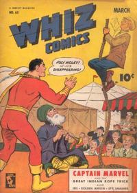Cover for Whiz Comics (Fawcett, 1940 series) #63