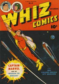 Cover for Whiz Comics (Fawcett, 1940 series) #69