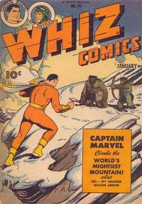 Cover for Whiz Comics (Fawcett, 1940 series) #70